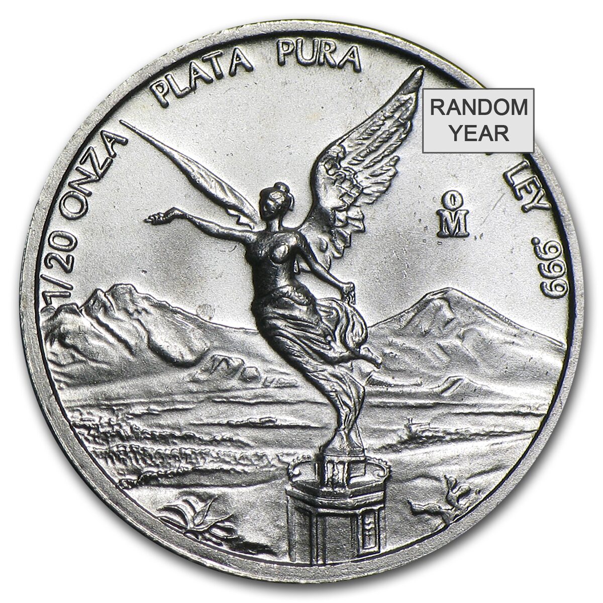 Mexico 1/20 oz Silver Libertad BU (Random Year)