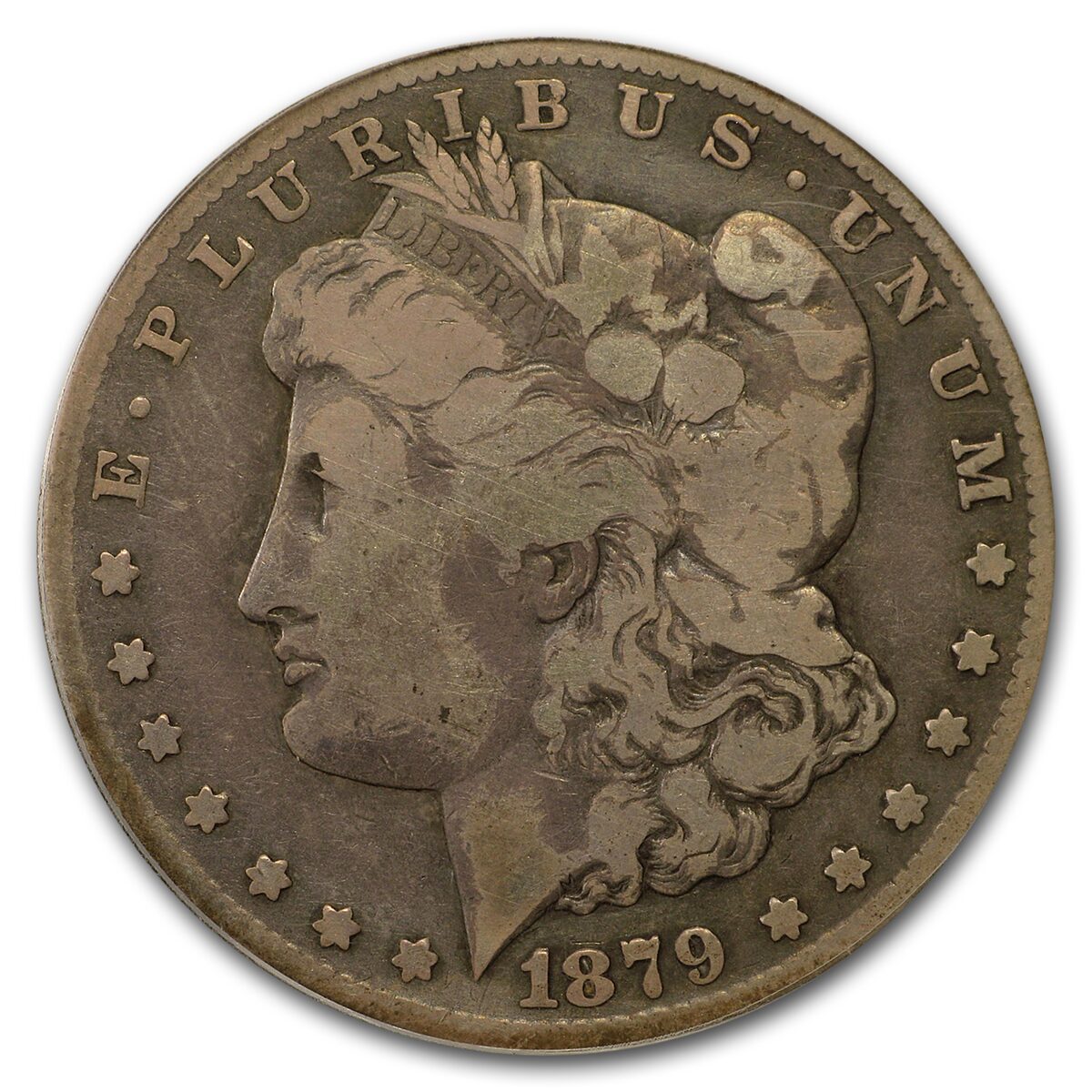 1879-CC Morgan Dollar Capped CC VG