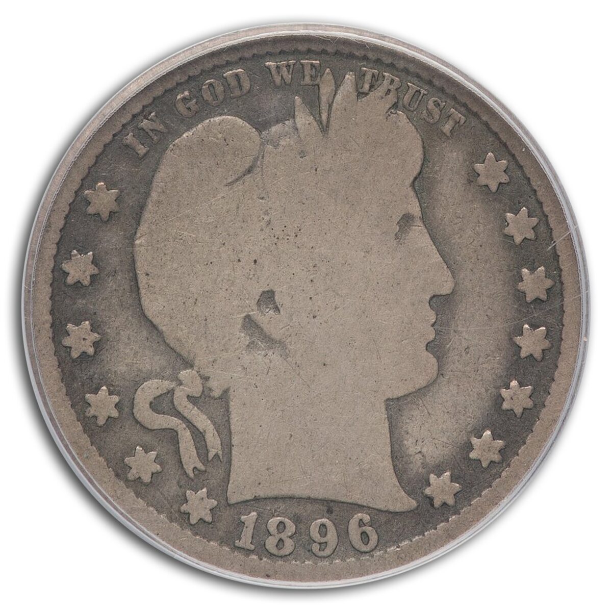 1896-S Barber Quarter Good-4 PCGS
