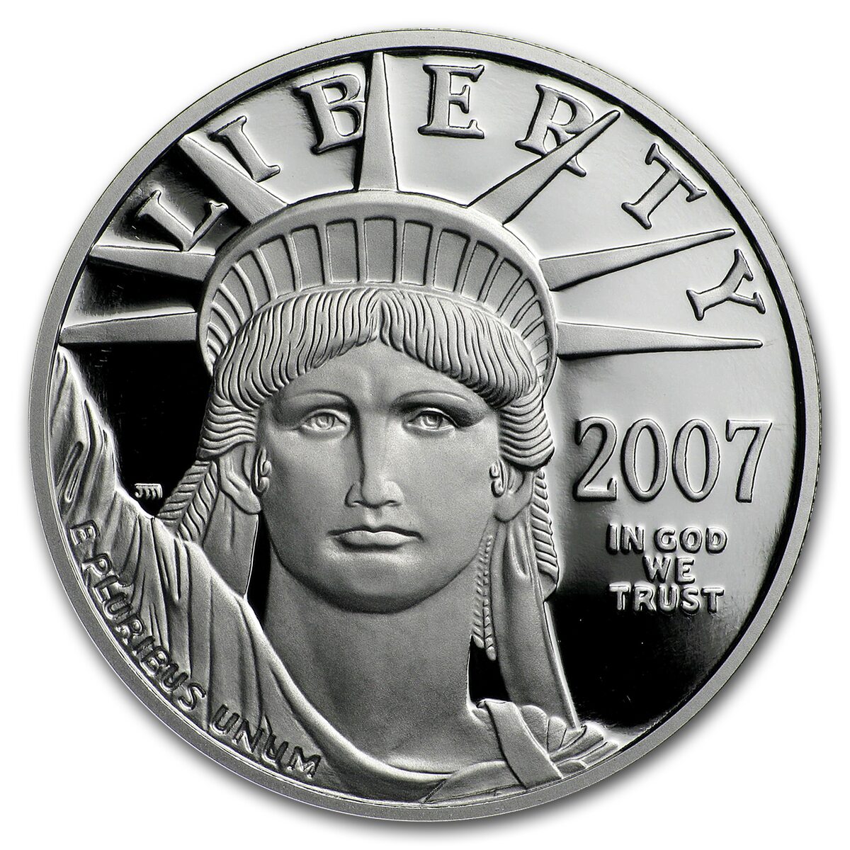 2007-W 1/2 oz Proof American Platinum Eagle (w/Box & COA)