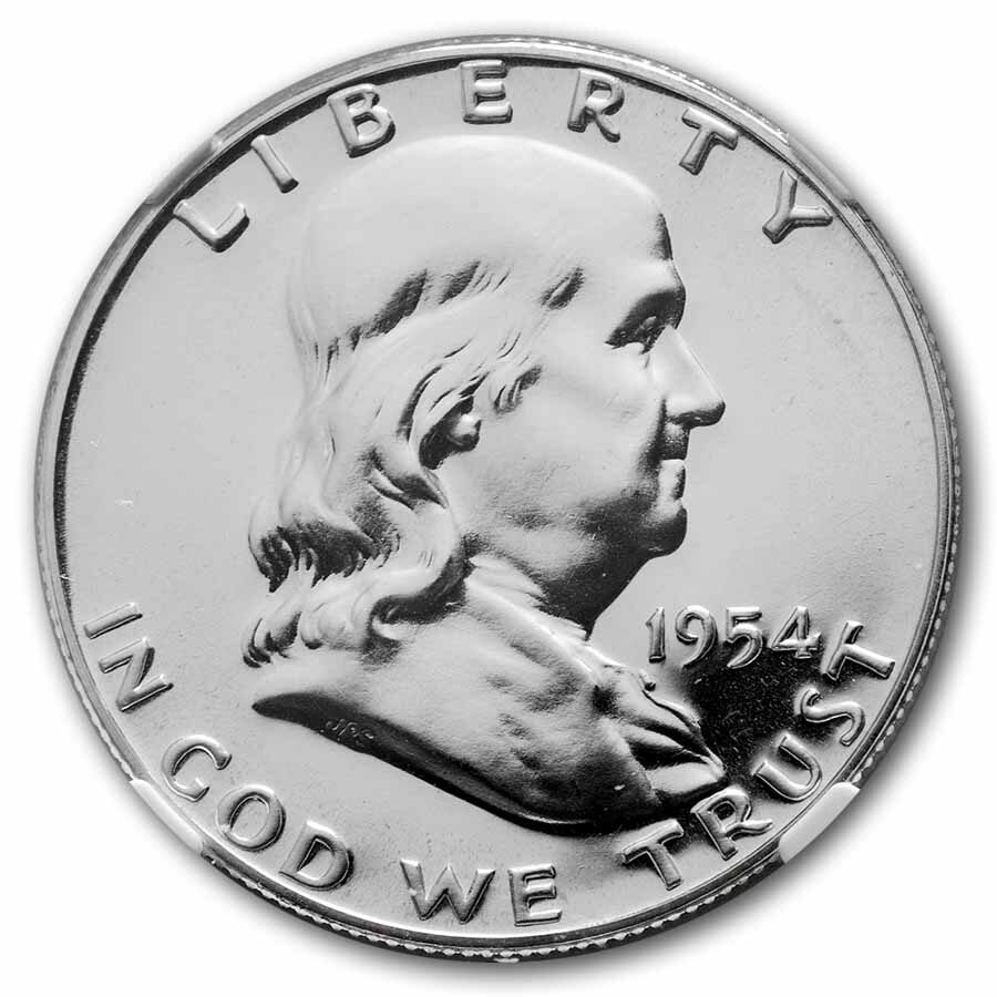 1954 Franklin Half Dollar PF-66 NGC
