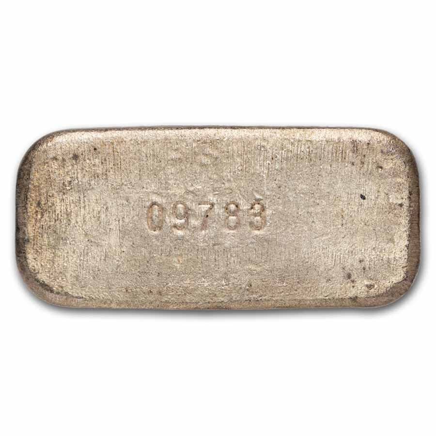 5 oz Silver Bar - Silvertowne (Poured/Vintage/Serial #)