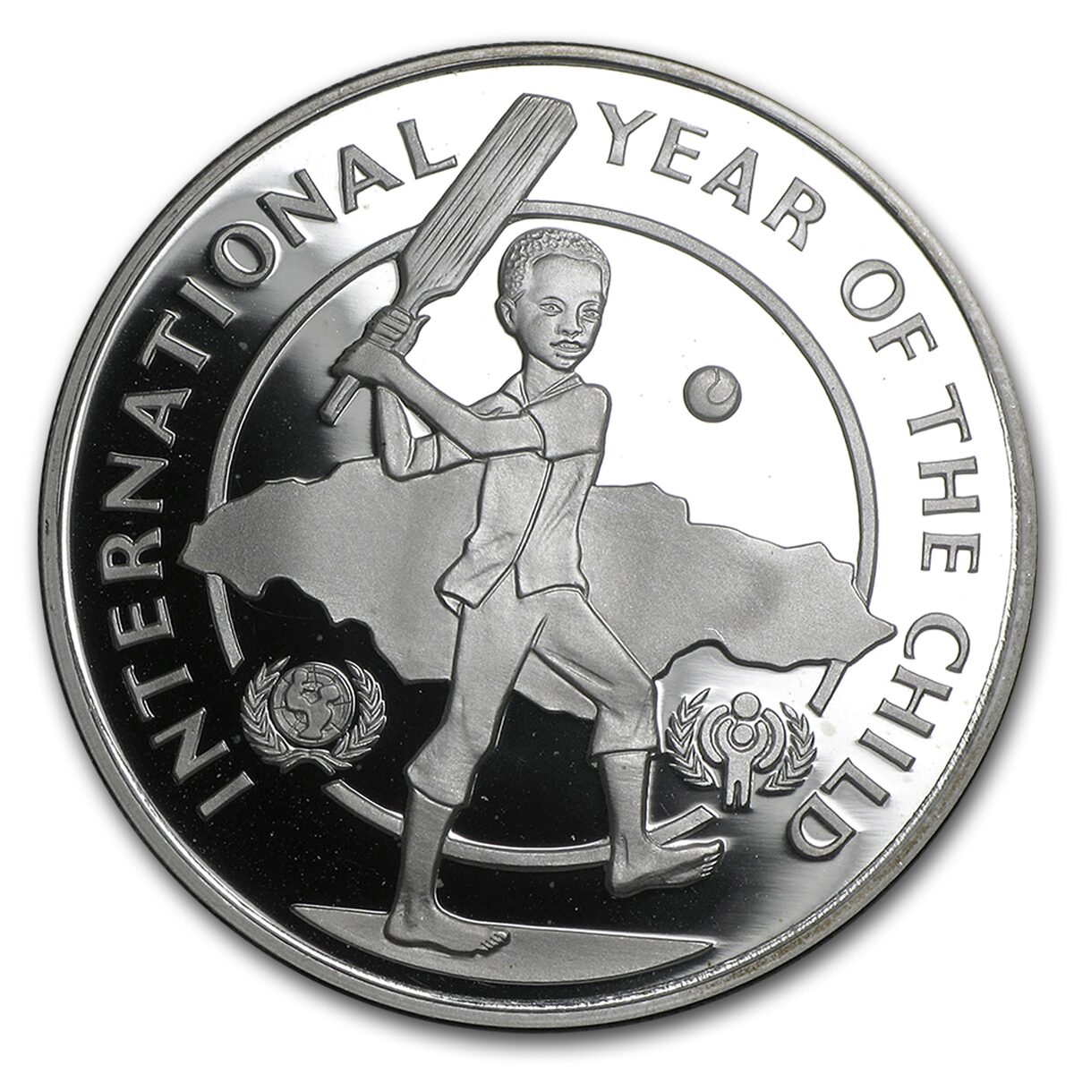 1979 Jamaica Silver $10 Year of the Child Proof
