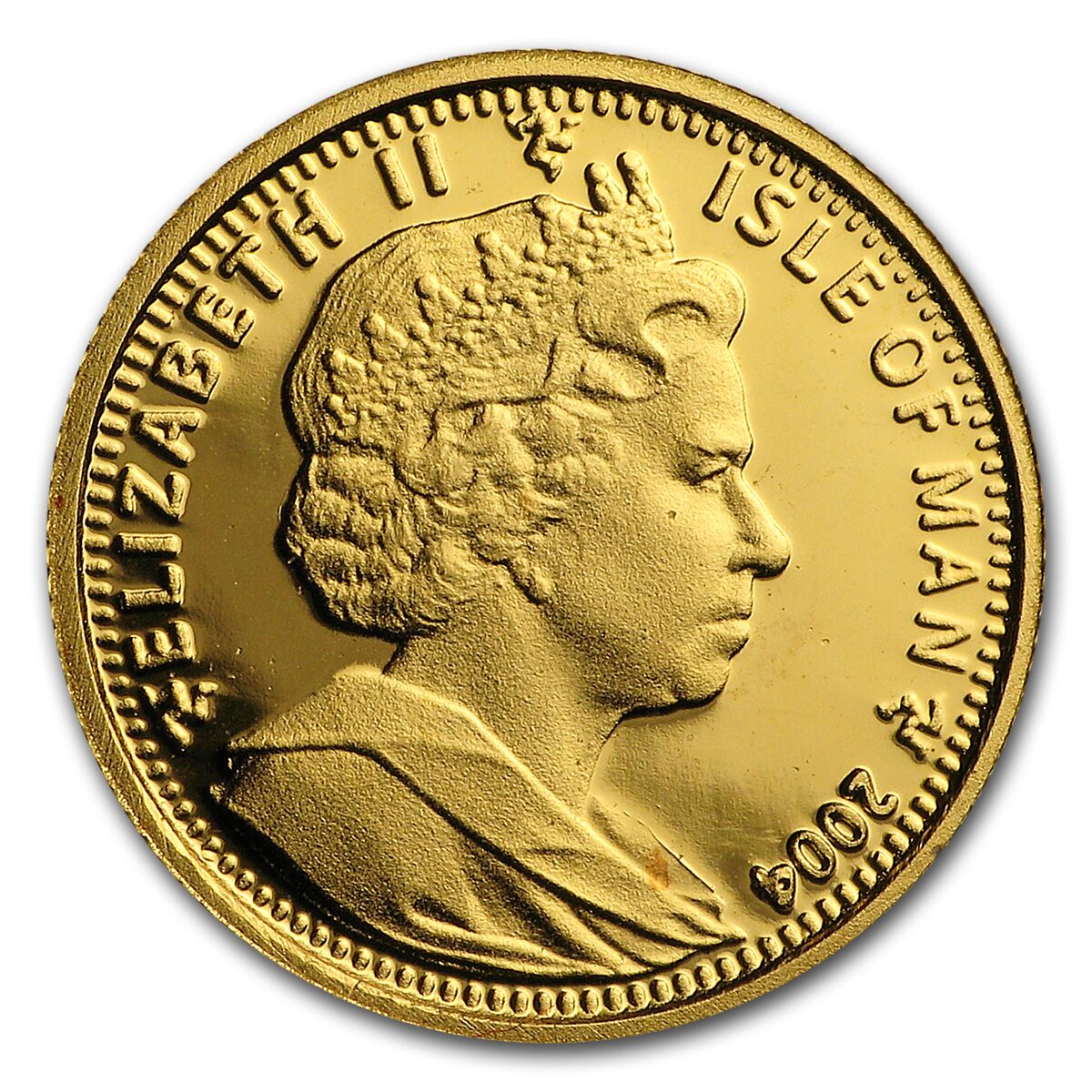 2004 Isle of Man 1/25 oz Gold Tonkinese Cat BU