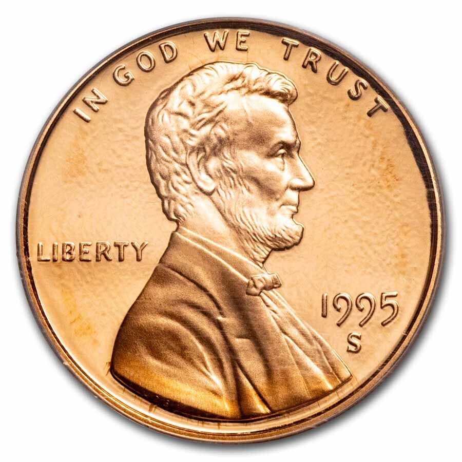 1995-S Lincoln Cent PR-69 PCGS (Red)