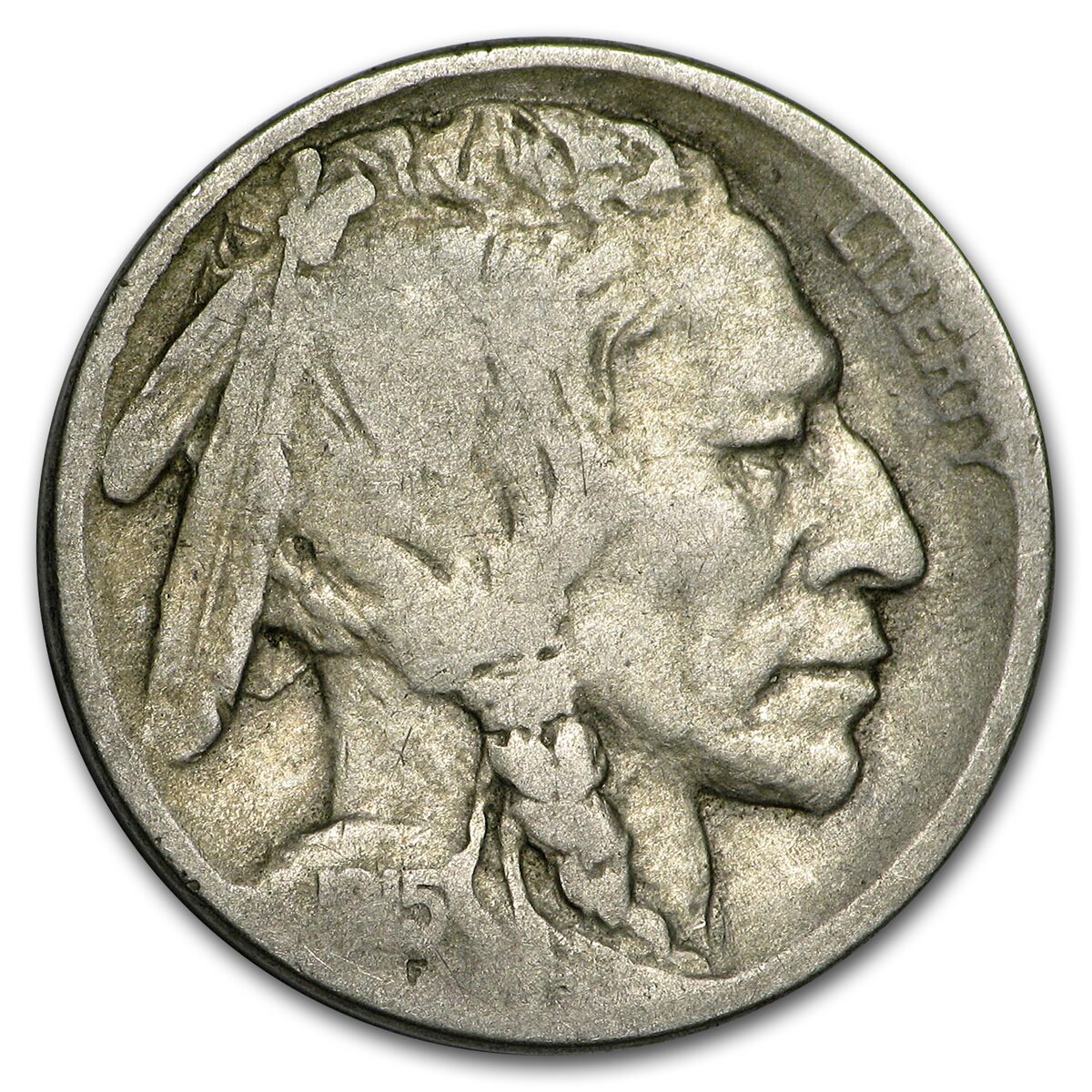 1915-D Buffalo Nickel Good
