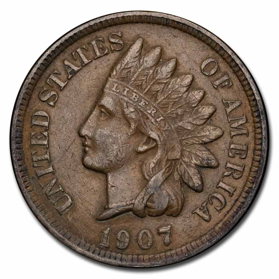 1907 Indian Head Cent XF