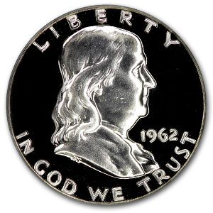 1962 Franklin Half Dollar PR-65 PCGS