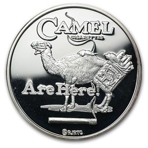 1 oz Silver Round - CAMEL Cigarettes are Here!