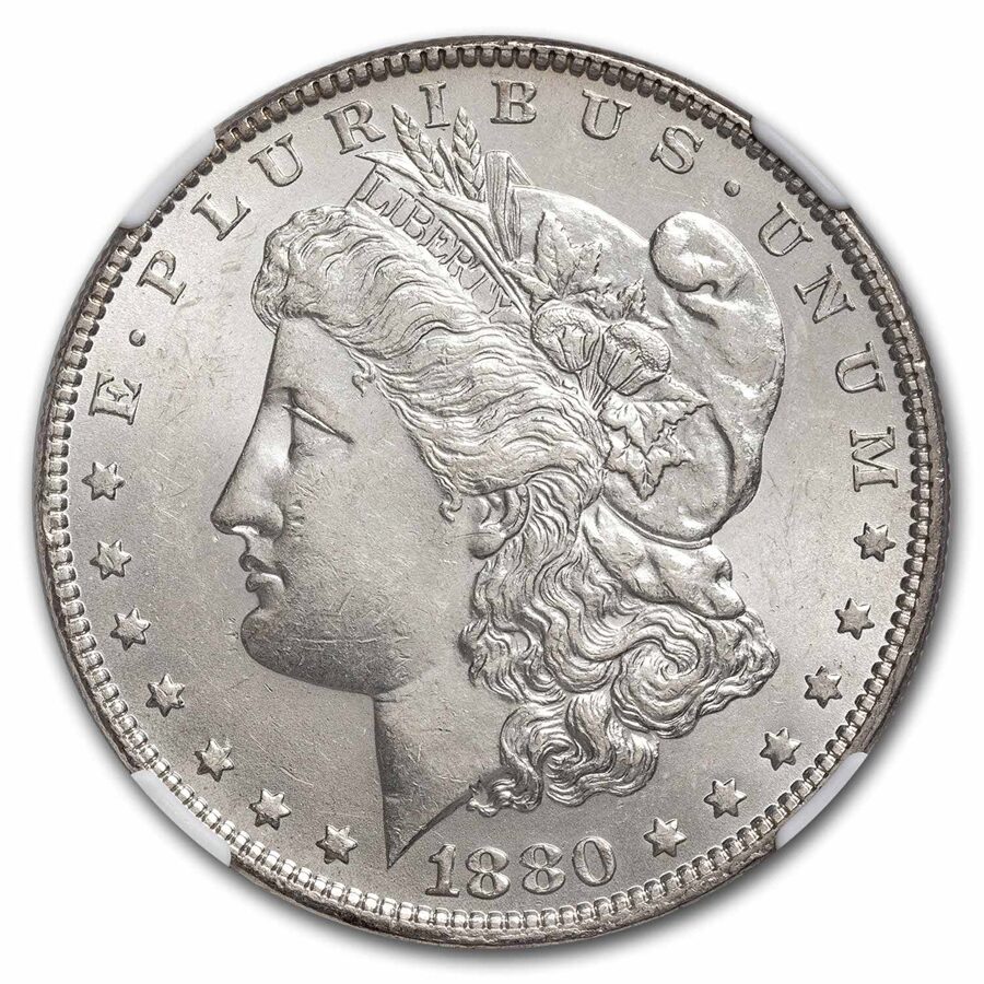 1880-O Morgan Dollar MS-61 NGC
