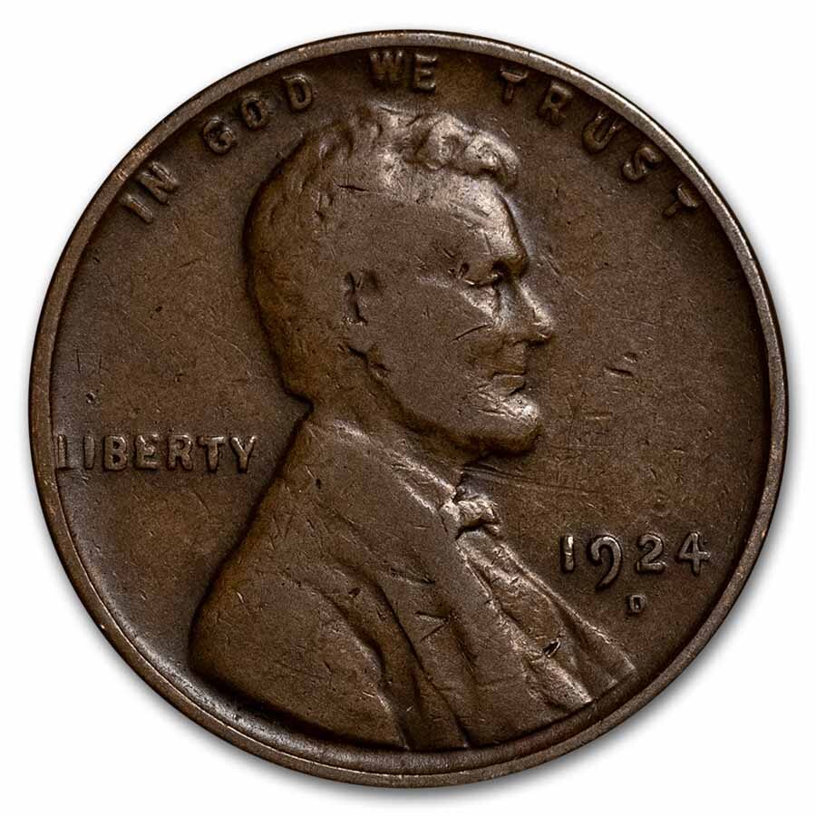 1924-D Lincoln Cent VF