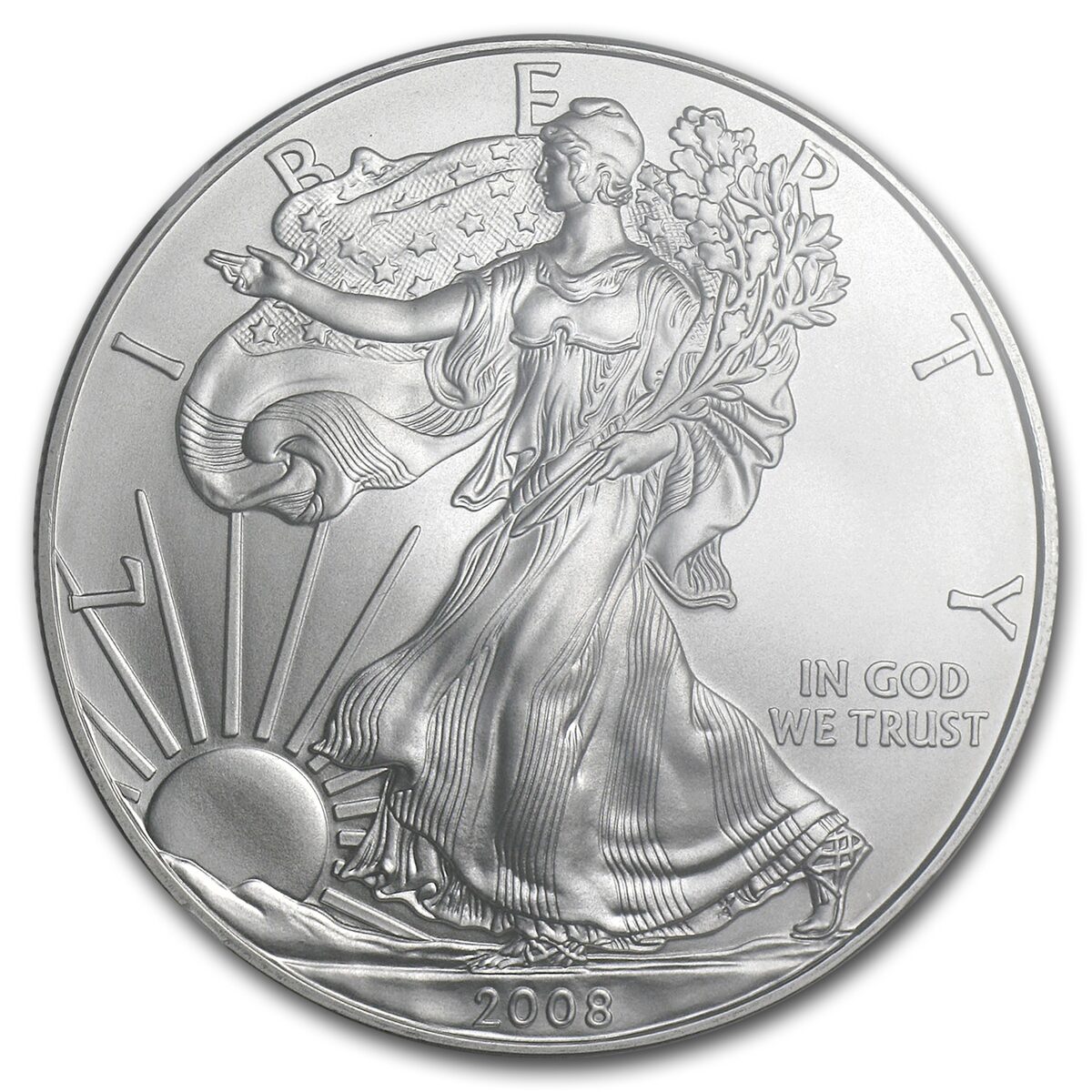 2008 American Silver Eagle MS-70 NGC