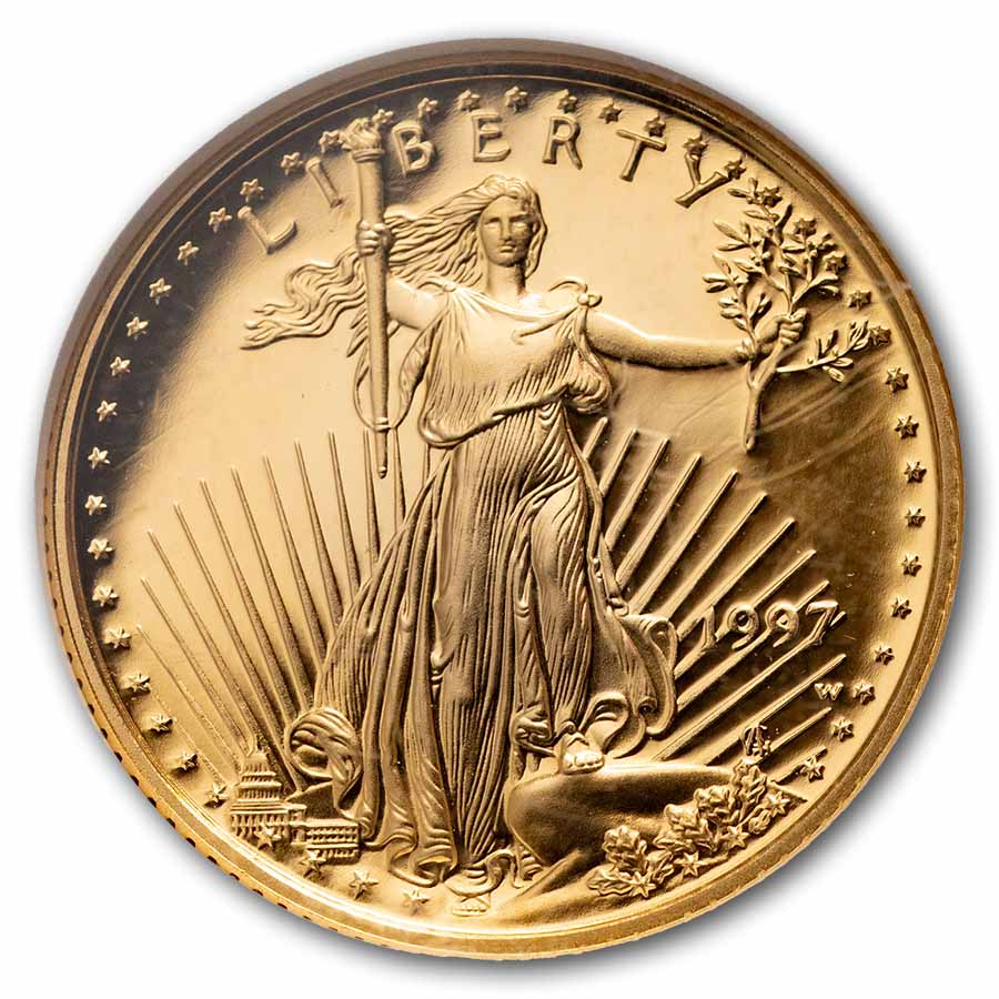 1997-W 1/10 oz Proof American Gold Eagle PF-70 NGC