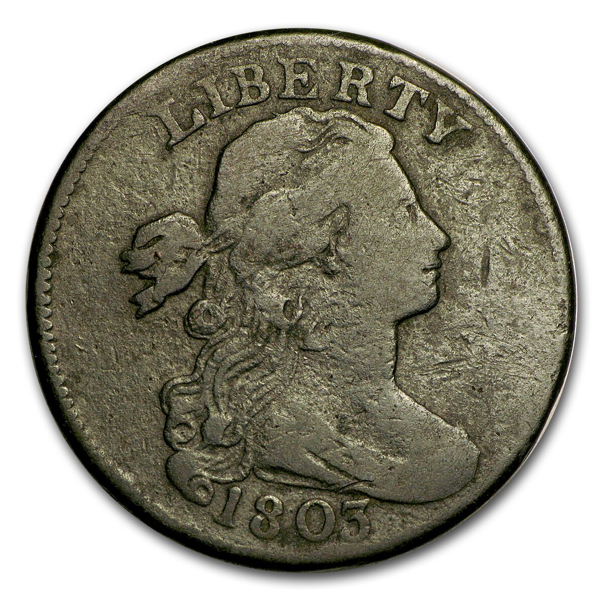 1803 Large Cent Sm Date/Sm Fraction Fine