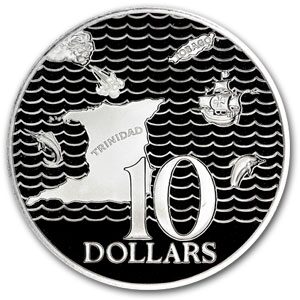 Trinidad & Tobago Silver $10 Proof (Random Dates)