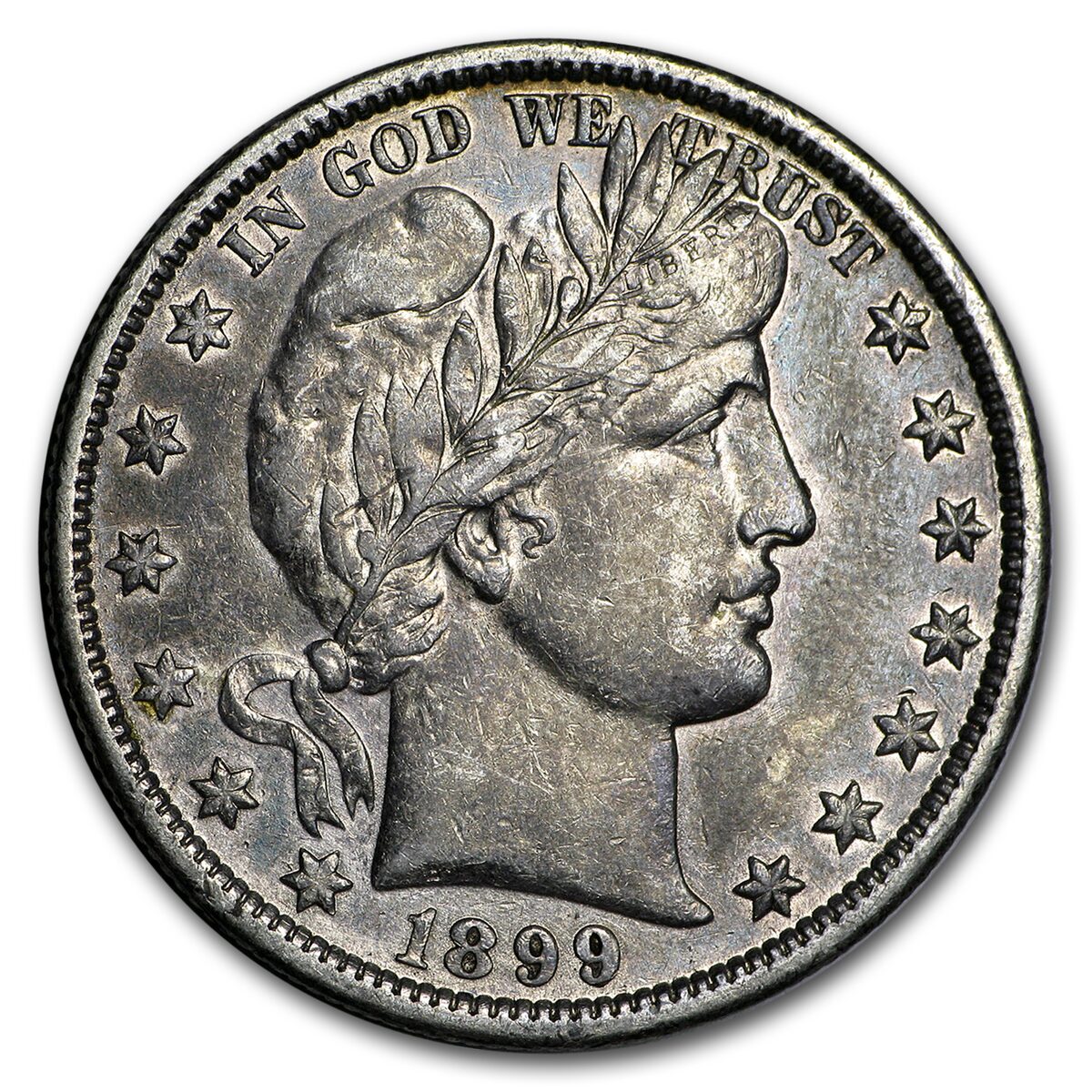 1899 Barber Half Dollar XF