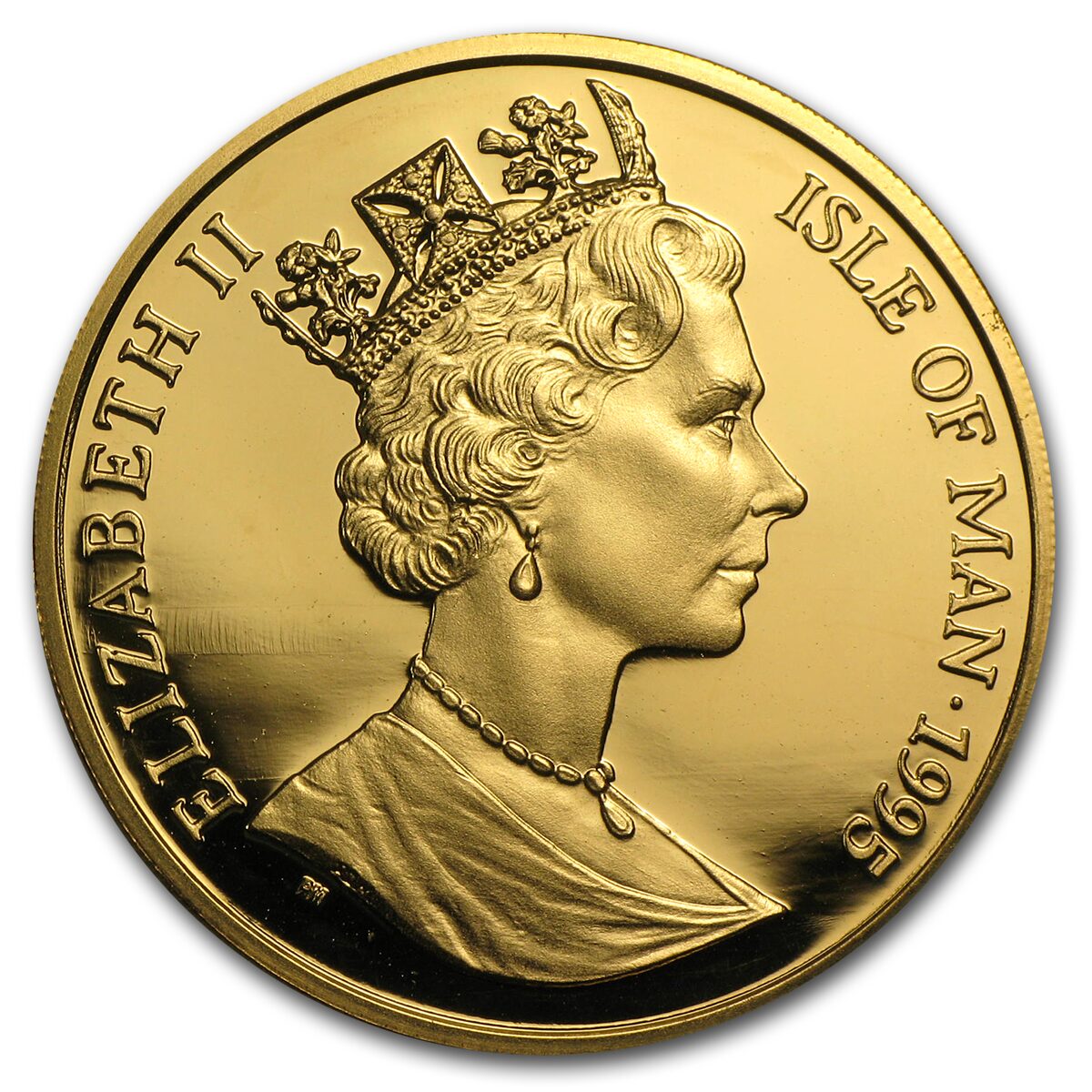 1995 Isle of Man 1 oz Gold Turkish Cat BU