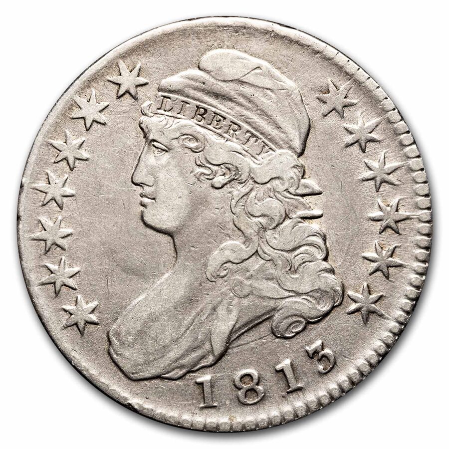 1813 Bust Half Dollar VF