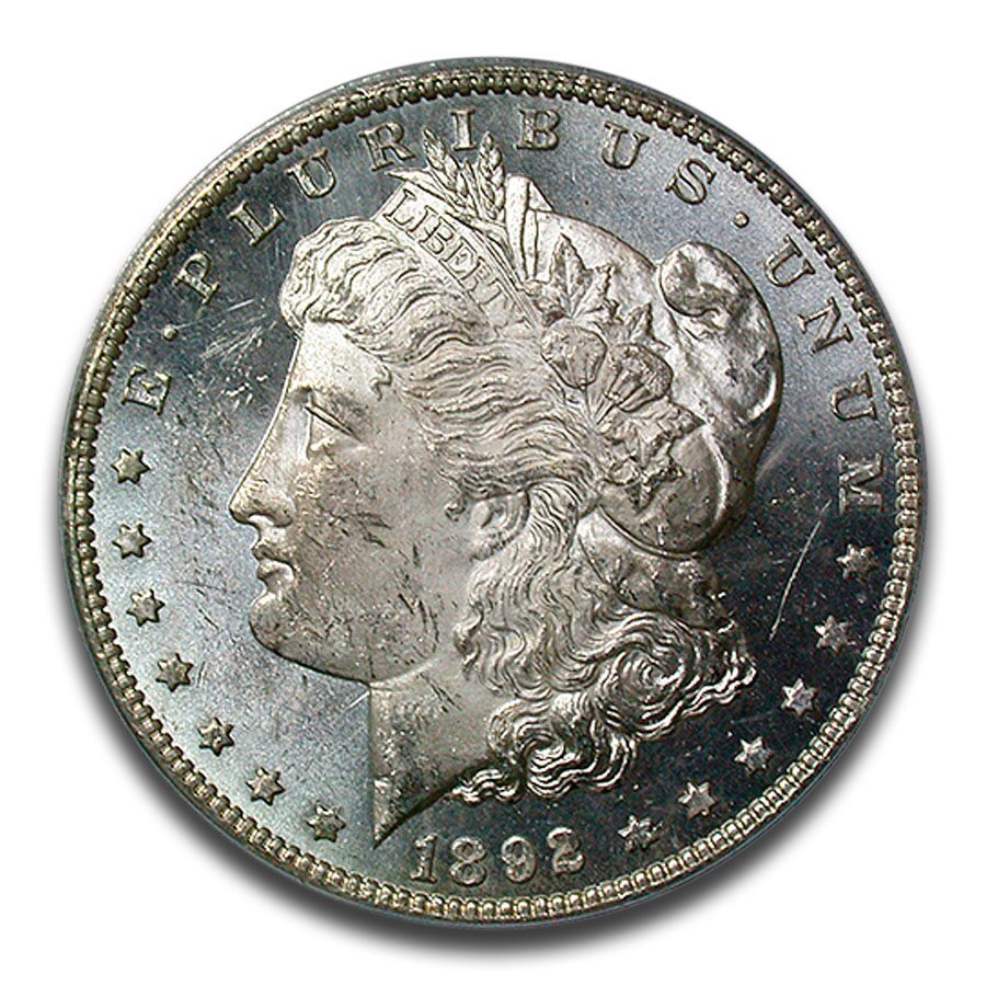1892-CC Morgan Dollar MS-63 PCGS