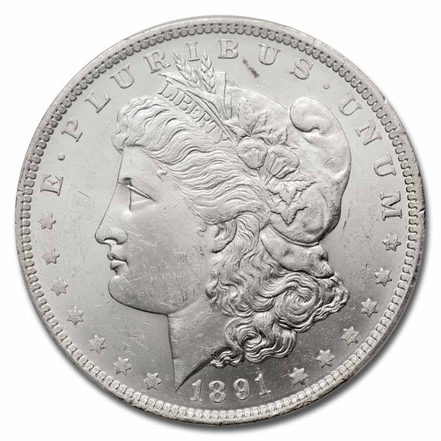 1891-O Morgan Dollar MS-62 PCGS