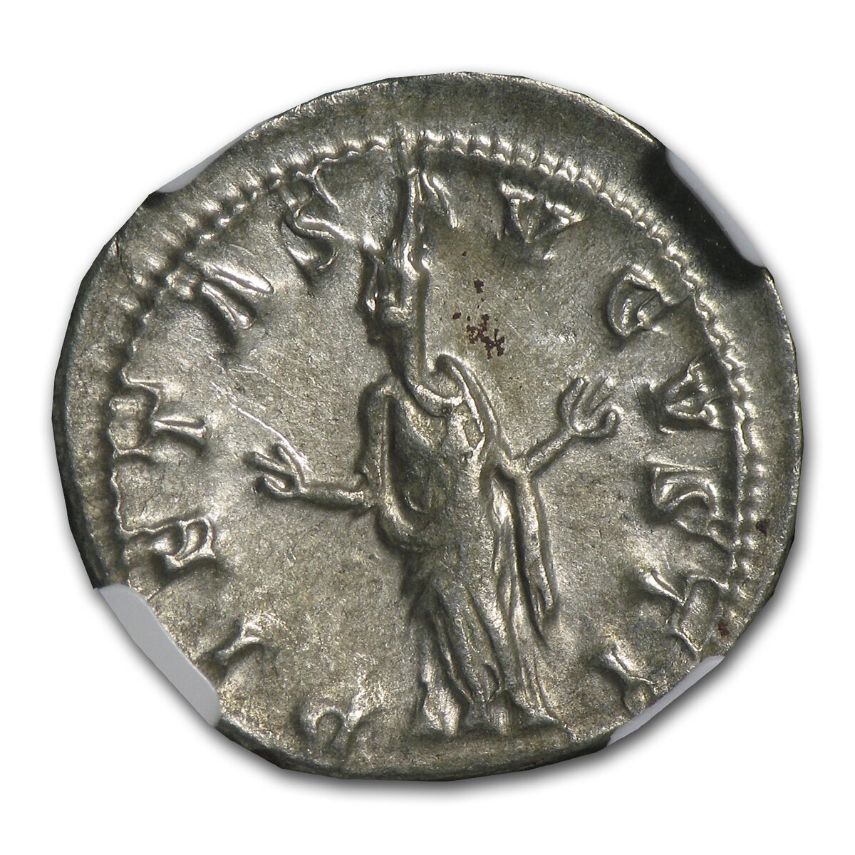 Roman AR Denarius Emp. Gordian III (238-244 AD) Ch-XF NGC