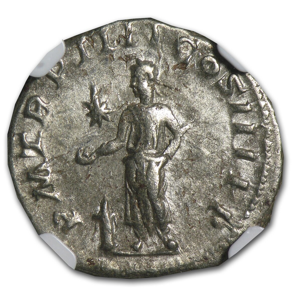 Roman AR Denarius Elagabalus (218-222 AD) VF NGC (Random Coin)