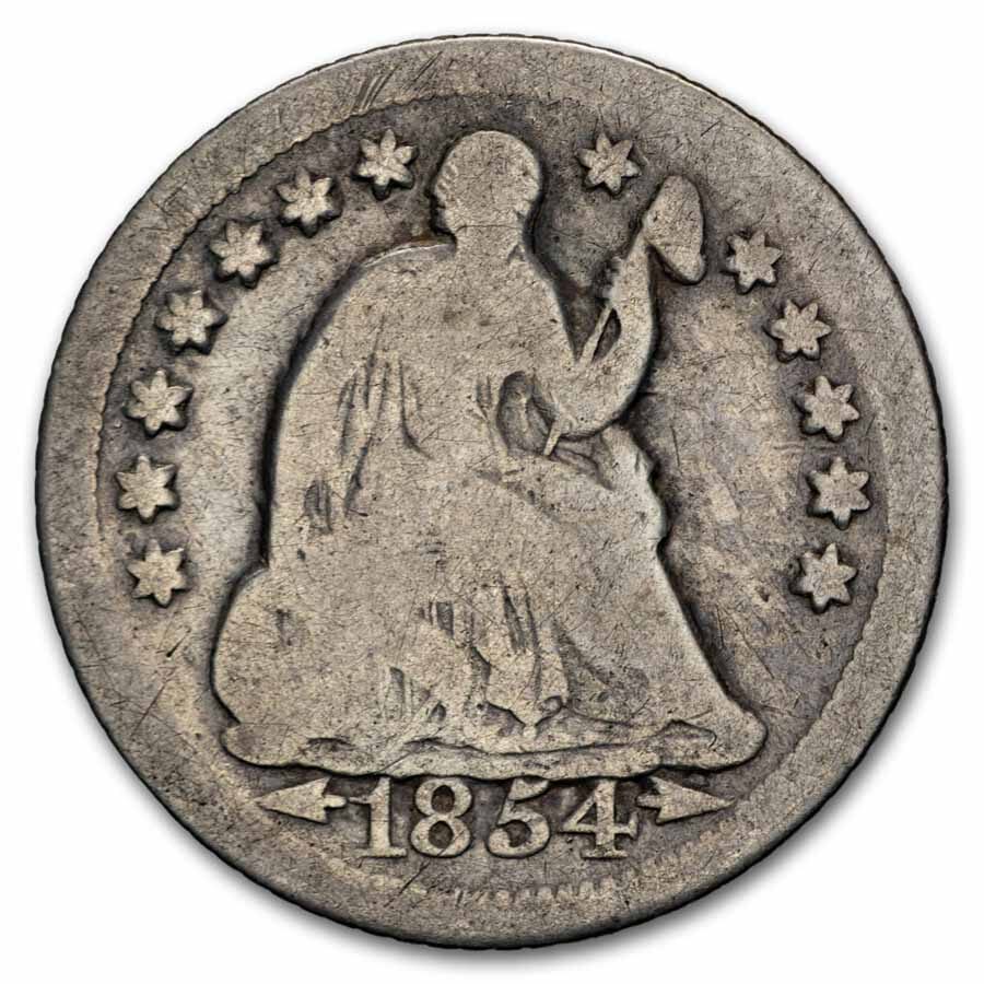 1854-O Liberty Seated Half Dime Good