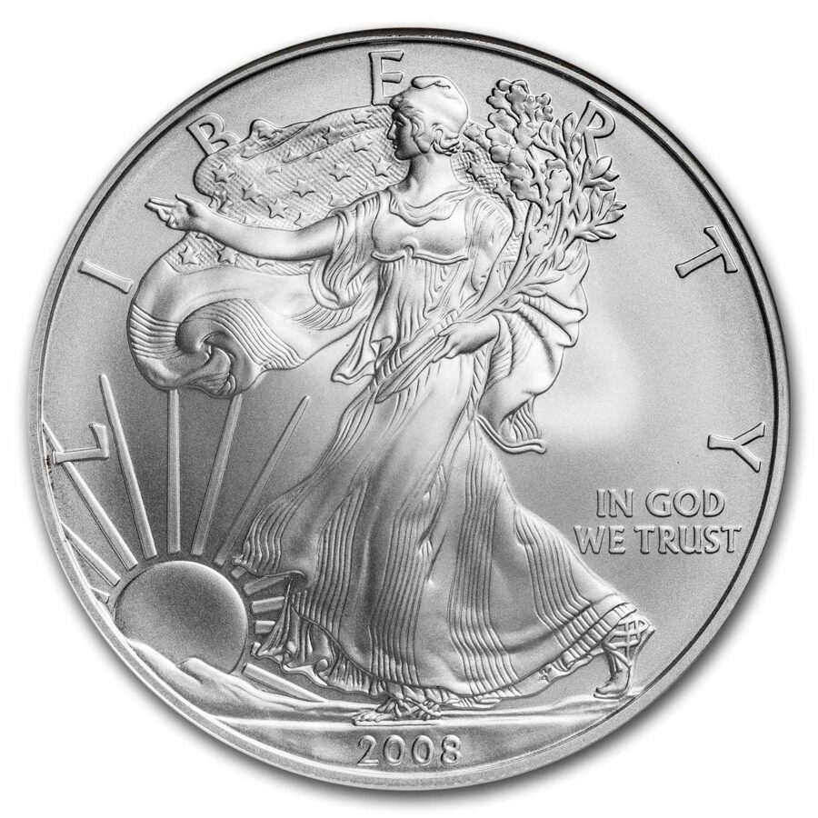 2008-W Burnished American Silver Eagle MS-69 NGC
