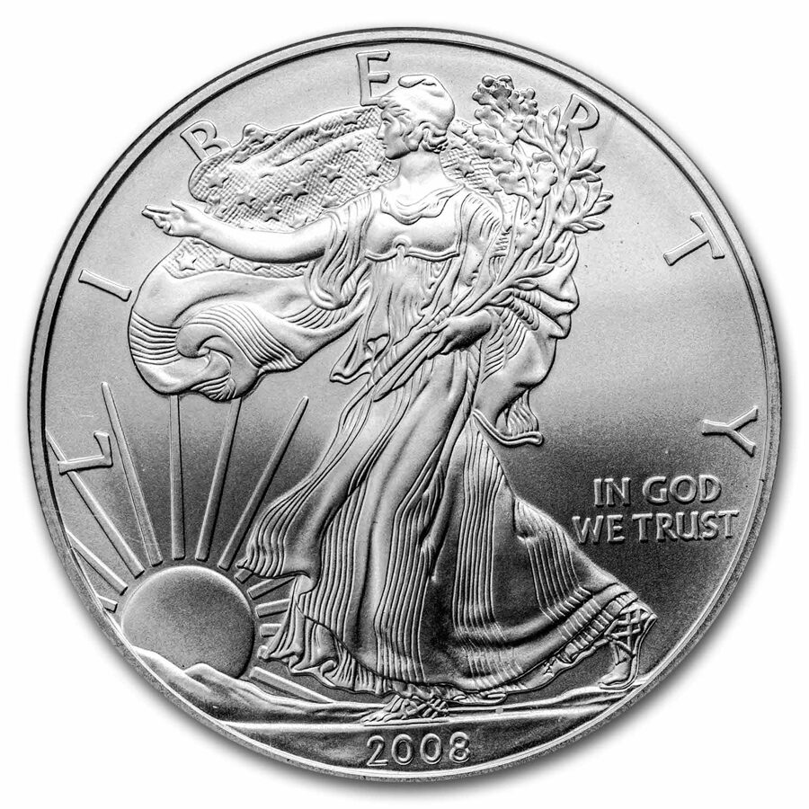 2008-W Burnished American Silver Eagle MS-70 NGC