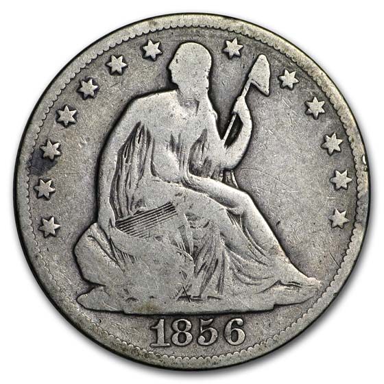 1856-O Liberty Seated Half Dollar VG