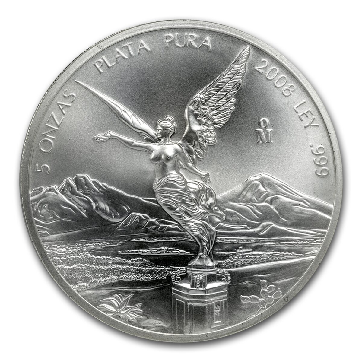 2008 Mexico 5 oz Silver Libertad BU