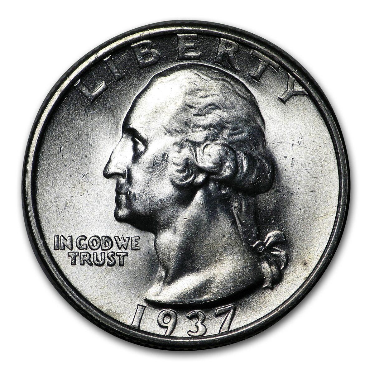 1937-S Washington Quarter BU