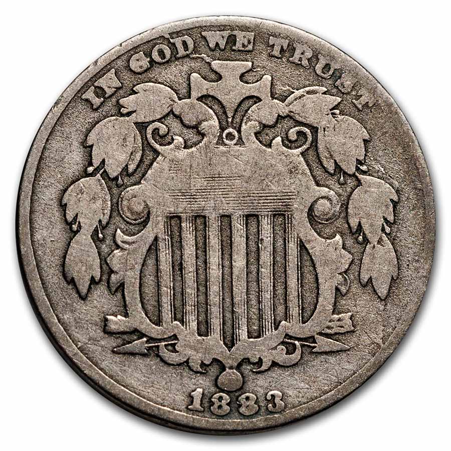 1883 Shield Nickel VG