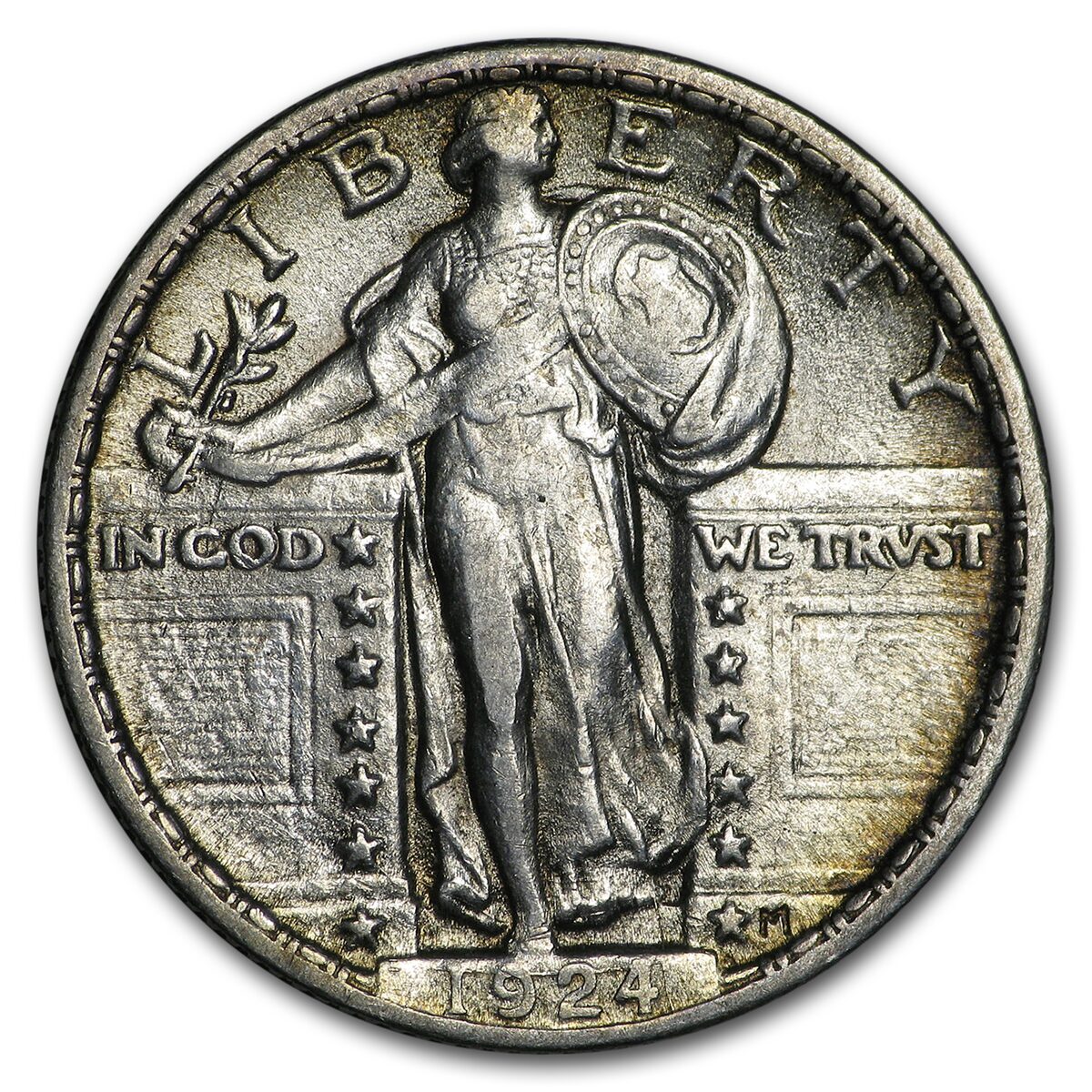 1924 Standing Liberty Quarter AU