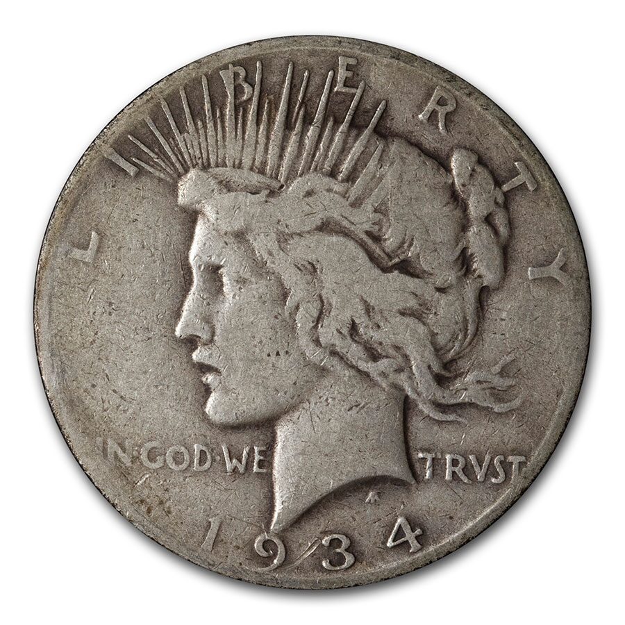 1934-S Peace Dollar Good