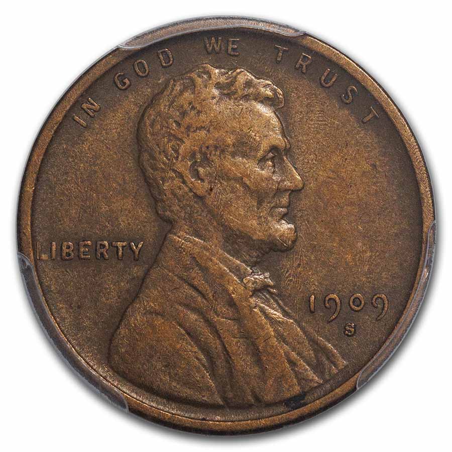 1909-S VDB Lincoln Cent VF-35 PCGS