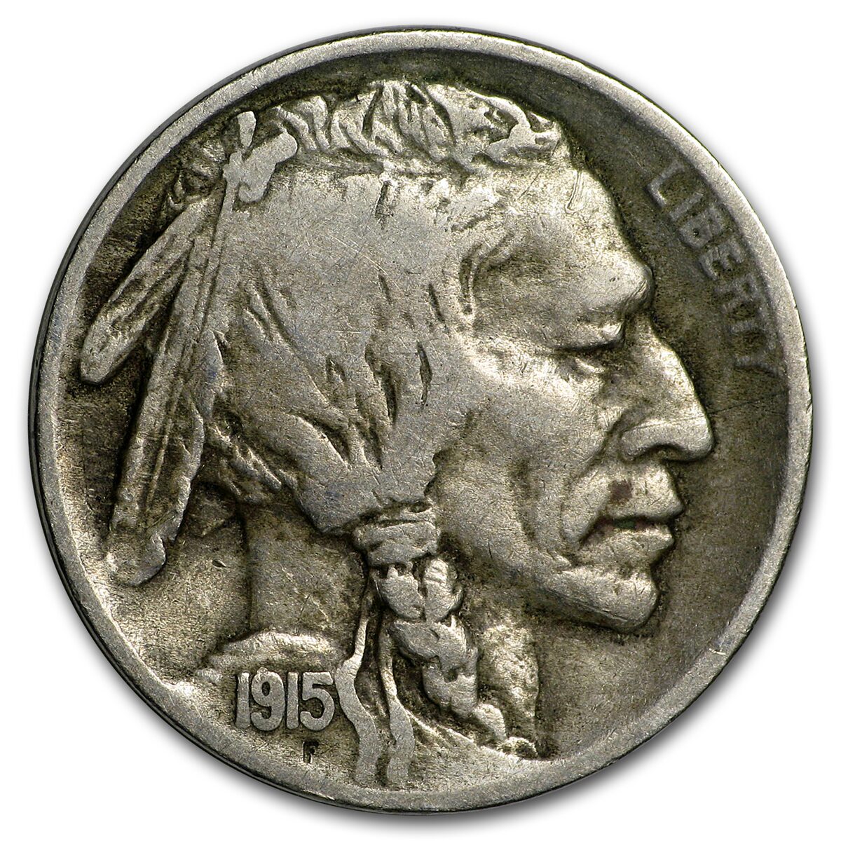 1915-S Buffalo Nickel VF