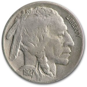 1927 Buffalo Nickel VF