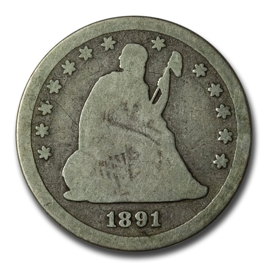 1891-S Liberty Seated Quarter Good