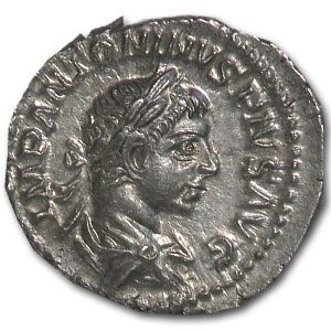 Roman Empire AR Denarius Elagabalus (218-222 AD) XF (Random Coin)