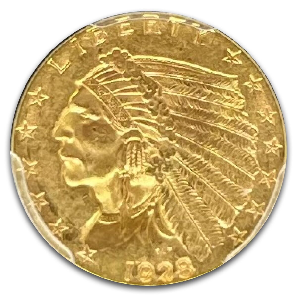 1928 $2.50 Indian Gold Quarter Eagle MS-63 PCGS