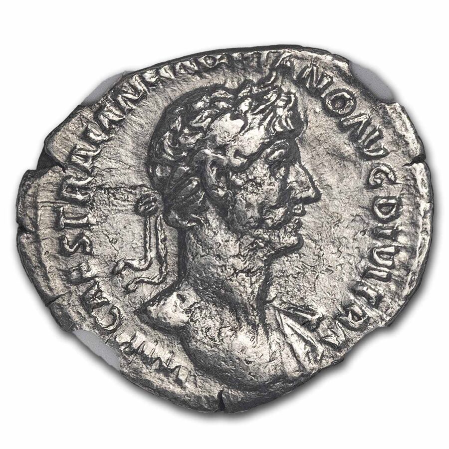 Rome AR Denarius Hadrian (117-138 AD) VF NGC (Random Coin)