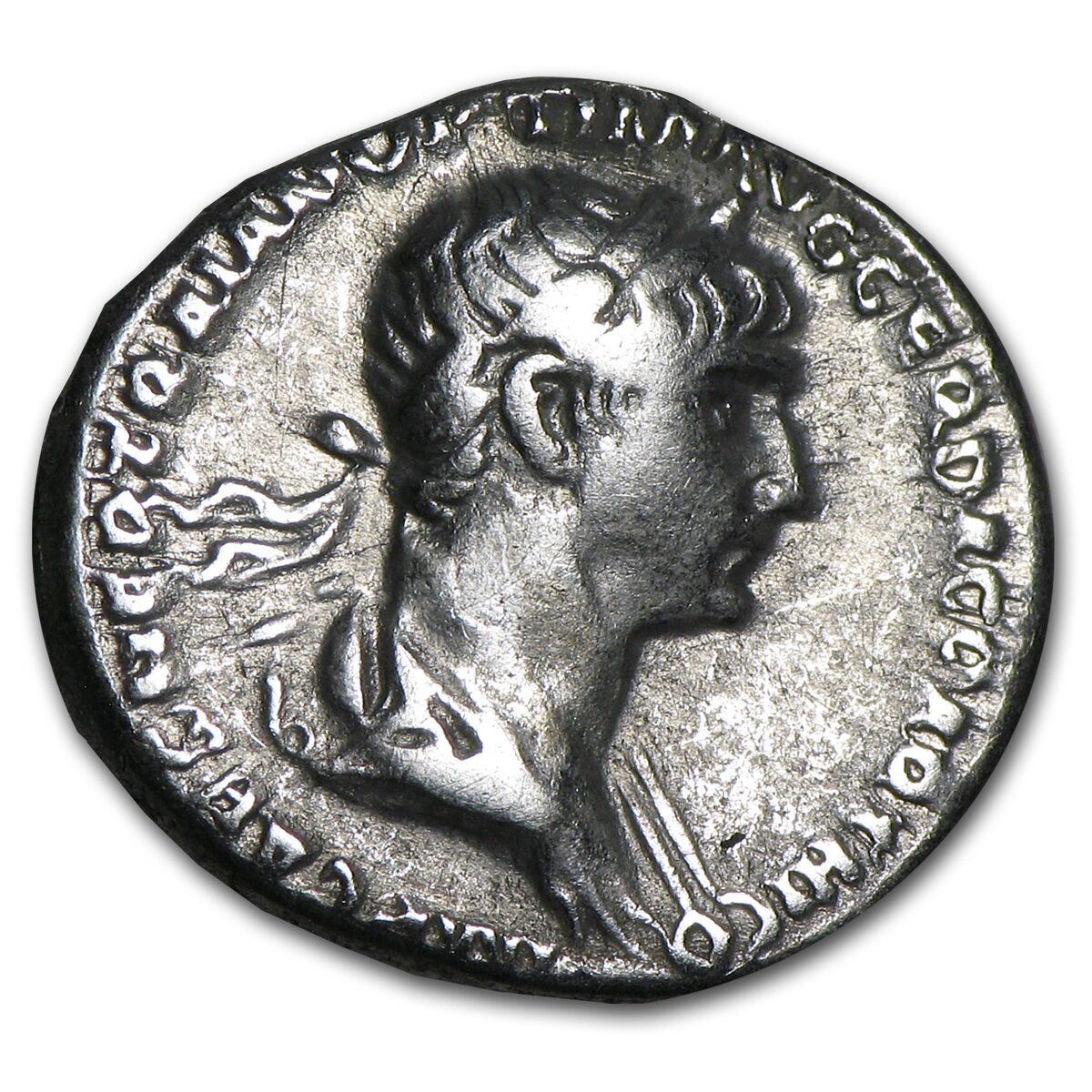Roman Empire AR Denarius Trajan (98-117 AD) VF (Random Coin)