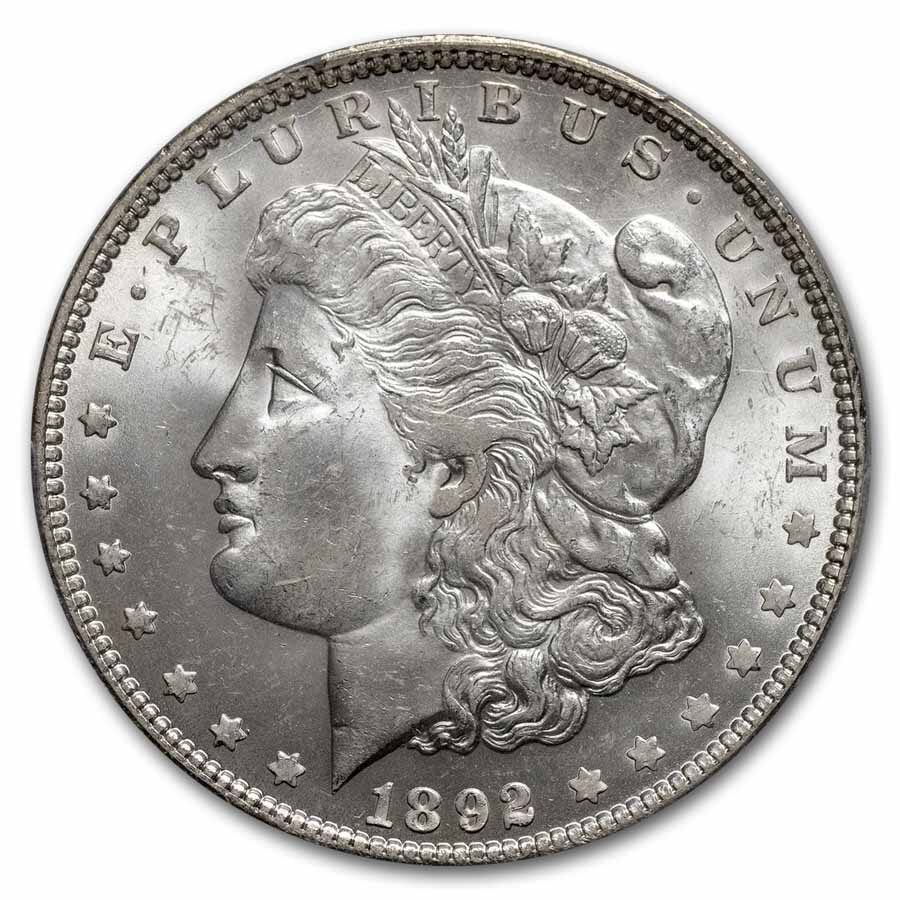 1892 Morgan Dollar MS-63 PCGS