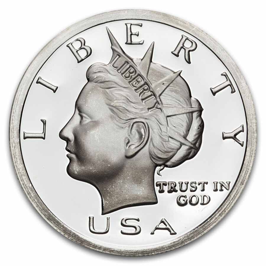 1 oz Silver Round - 2005 Liberty Dollar (Norfed $10)