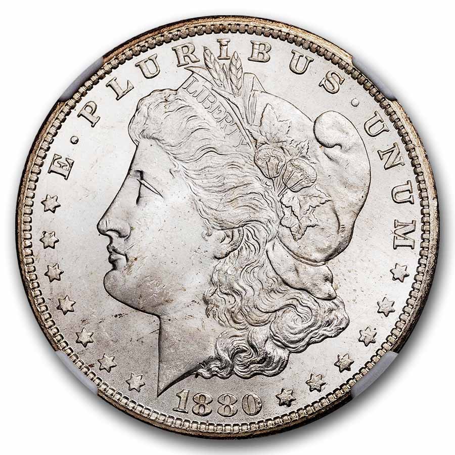 1880-CC Morgan Dollar MS-63 NGC