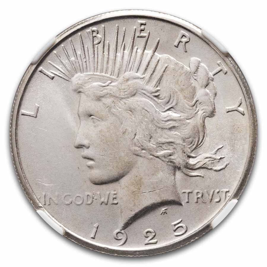 1925-S Peace Dollar MS-63 NGC