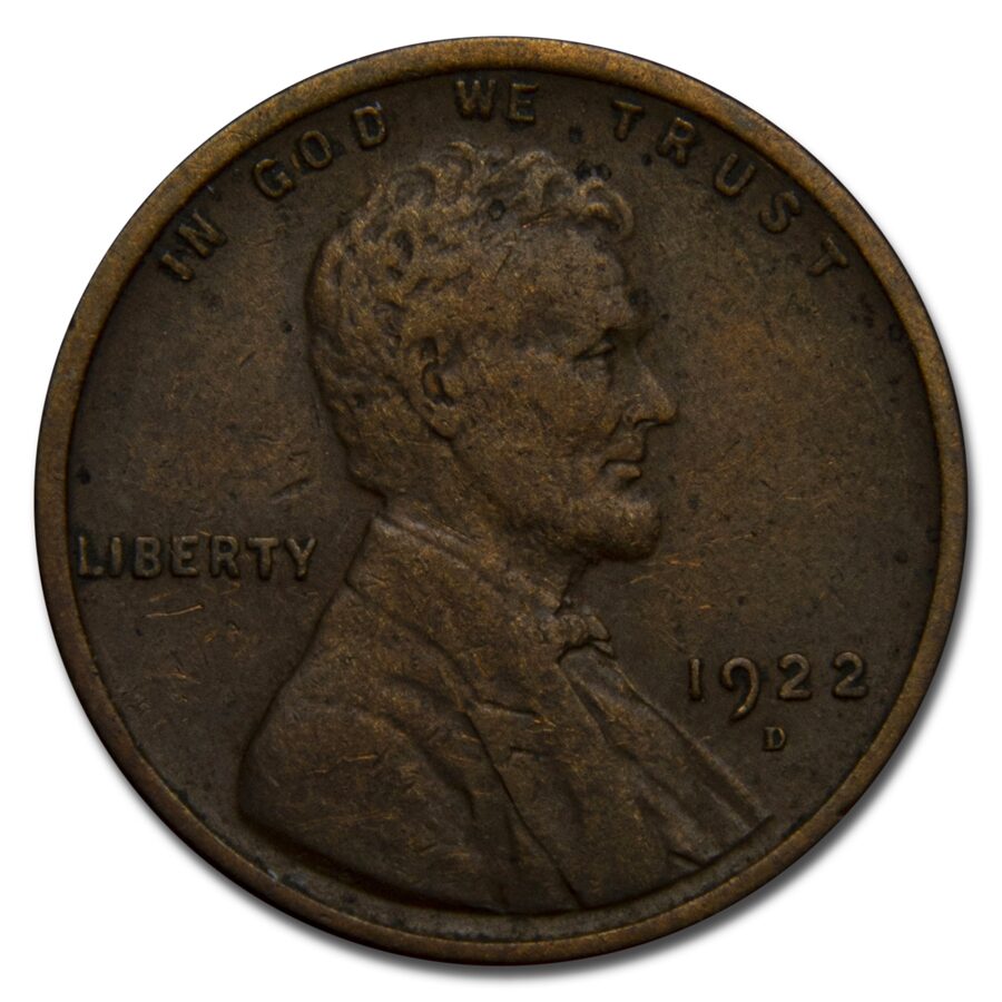 1922-D Lincoln Cent VF Details