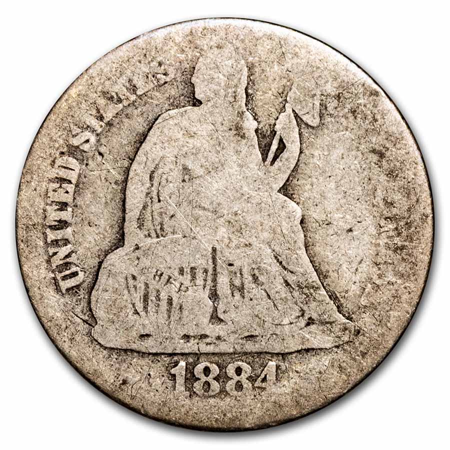 1884 Liberty Seated Dime Good