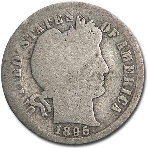 1895-S Barber Dime AG